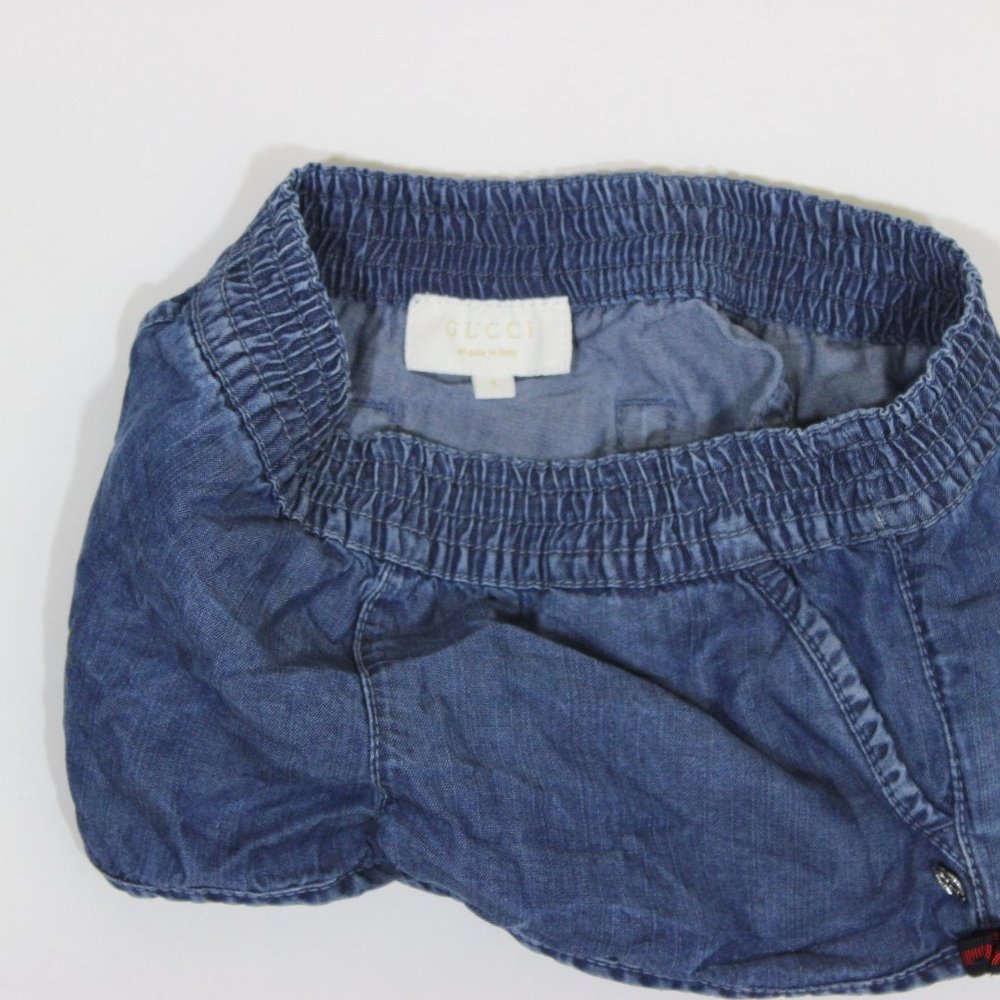 Gucci Denim Shorts Ribbon - Picture 3 of 5